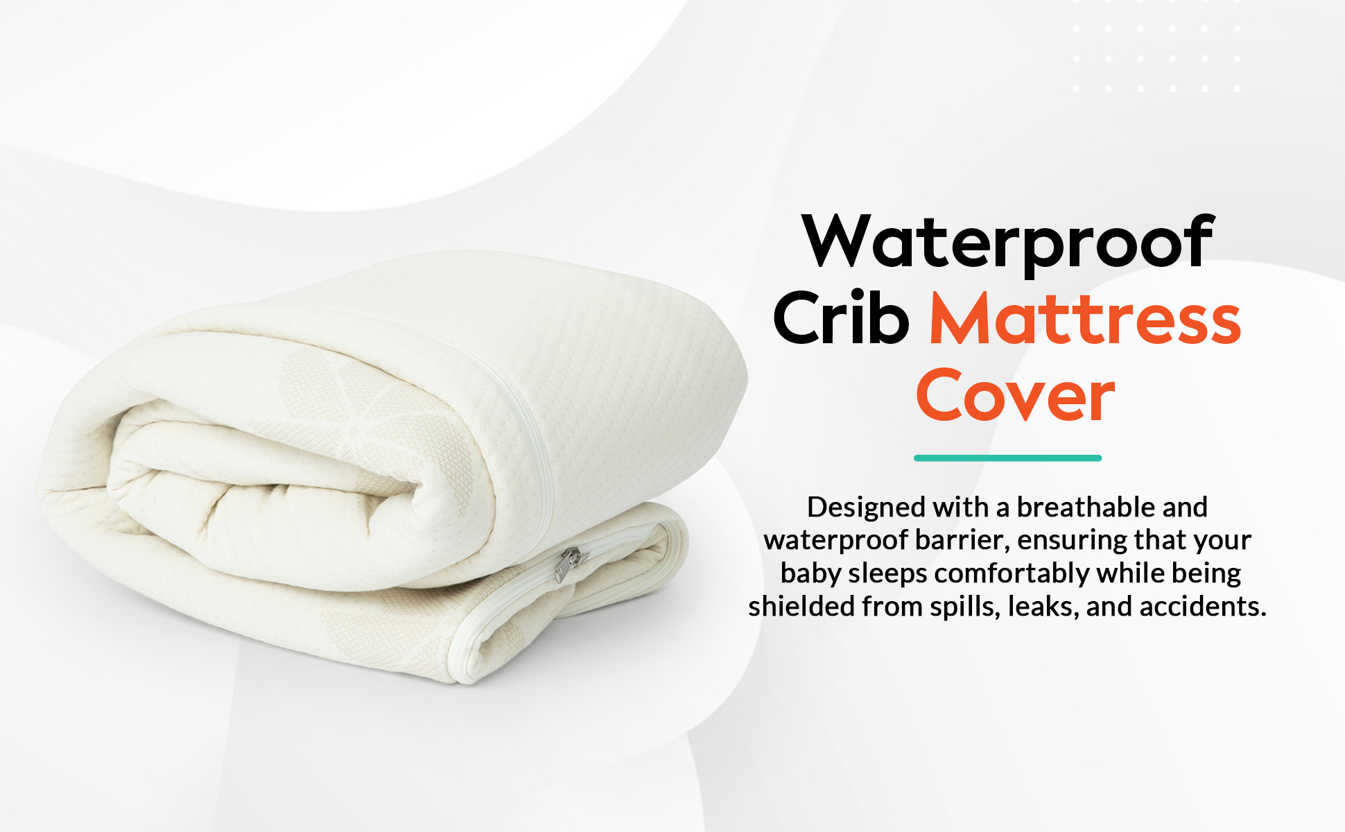 Breathable Standard Crib Spacer Cover